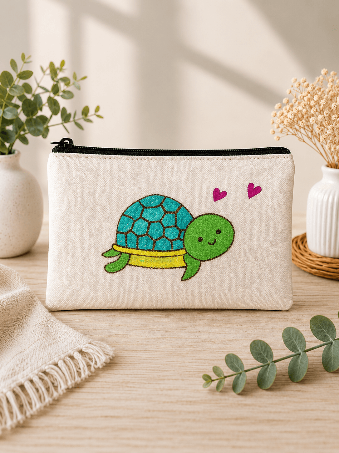 Cute turtle pouch