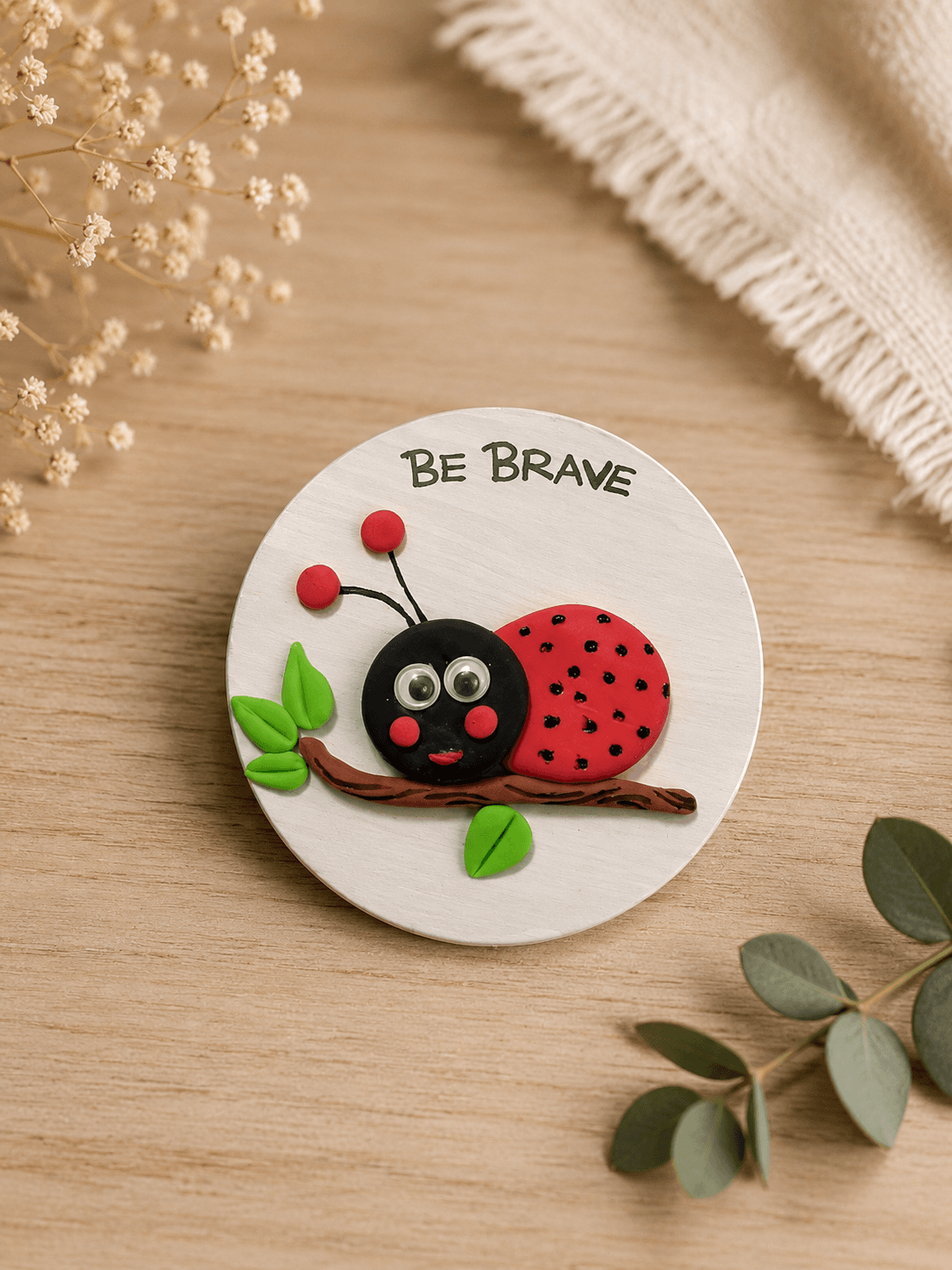 Be brave with a ladybug charm